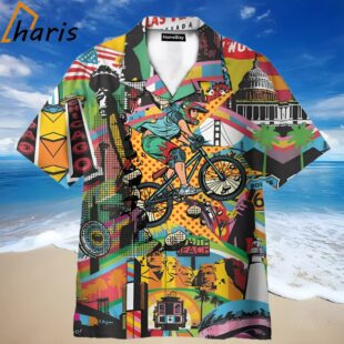 Amazing Cycling Colorful Hawaiian Shirt 1 1