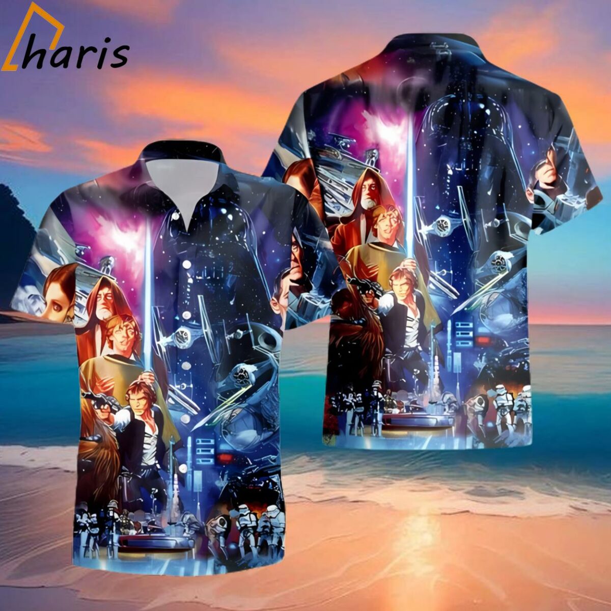 Artistic Expressions Star Wars Comic Characters Hawaiian Shirt 2 2