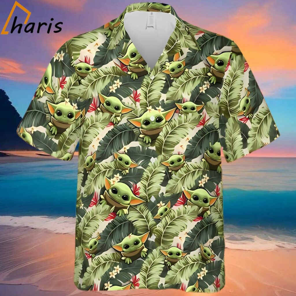 Baby Yoda Lost In The Forest Star Wars Hawaiian Shirt