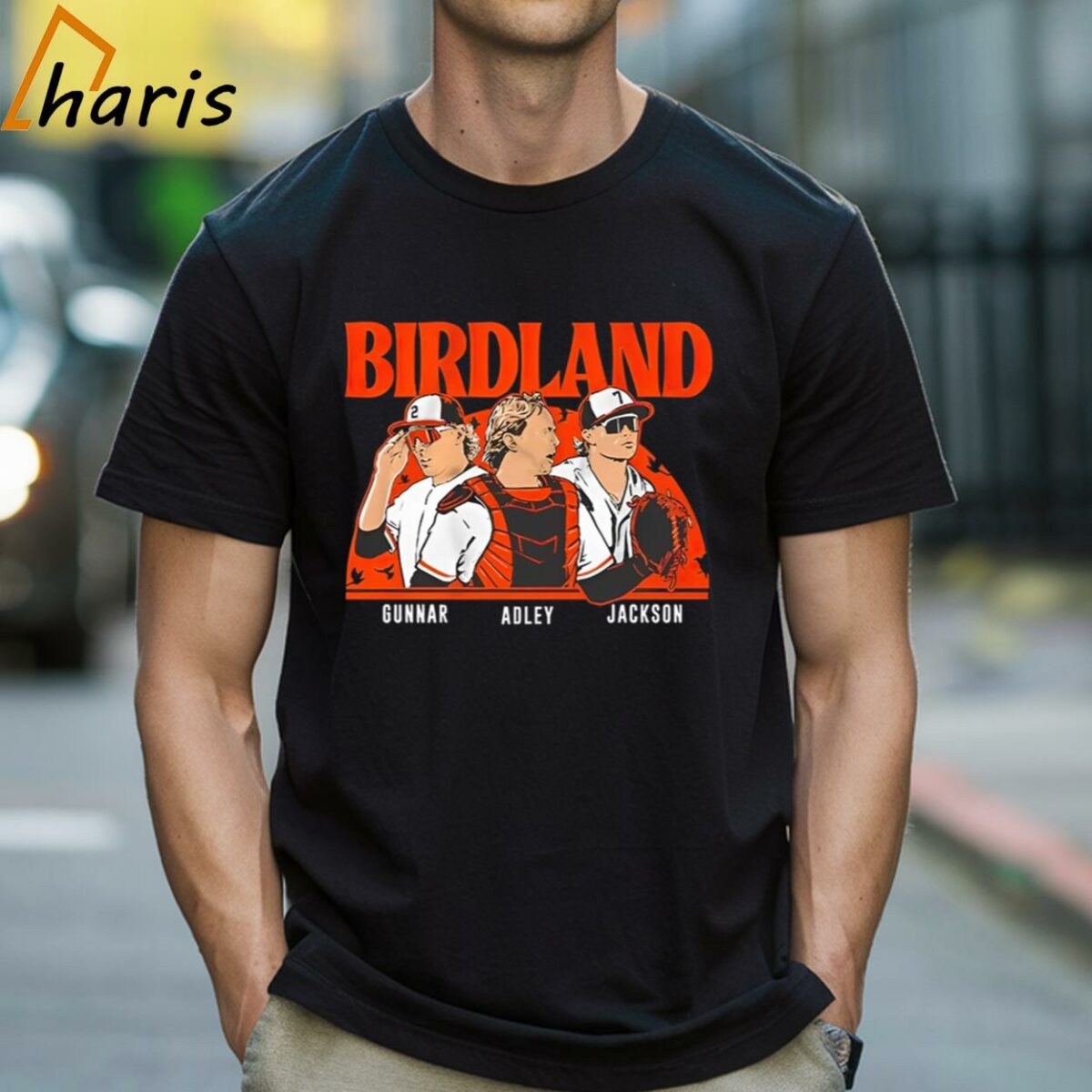 Baltimore Orioles Adley Rutschman Gunnar Henderson and Jackson Holliday Birdland shirt 1 Shirt
