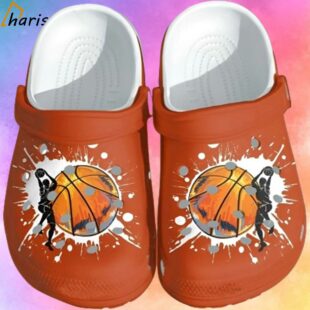 Basketball Printed Gift For Lover Rubber Crocs Shoes 1 1