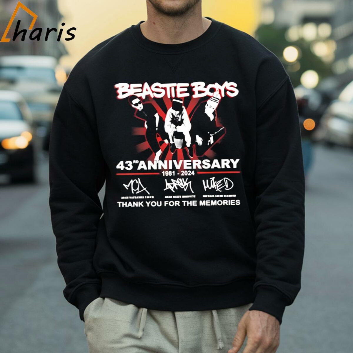 Beastie Boys 43rd Anniversary 1981 2024 Signatures Shirt 4 Sweatshirt