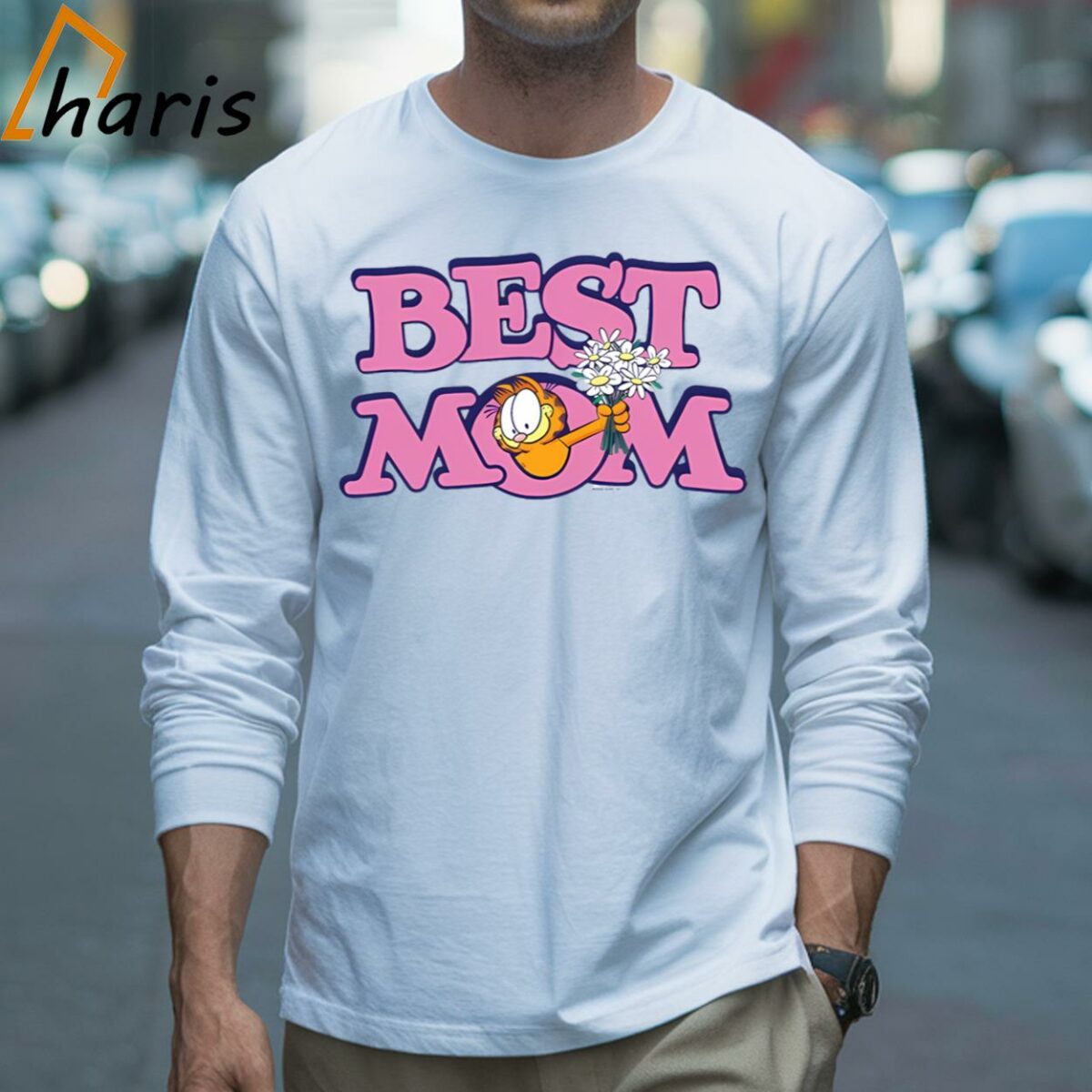 Best Mom The Garfield T shirt 3 Long sleeve shirt
