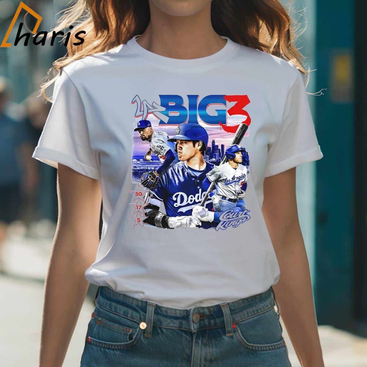 Big 3 Los Angeles Dodgers Baseball Graphic Shirt 1 Shirt