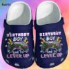 Birthday Boy Level Up Gaming Boys Crocs Shoes 1 1