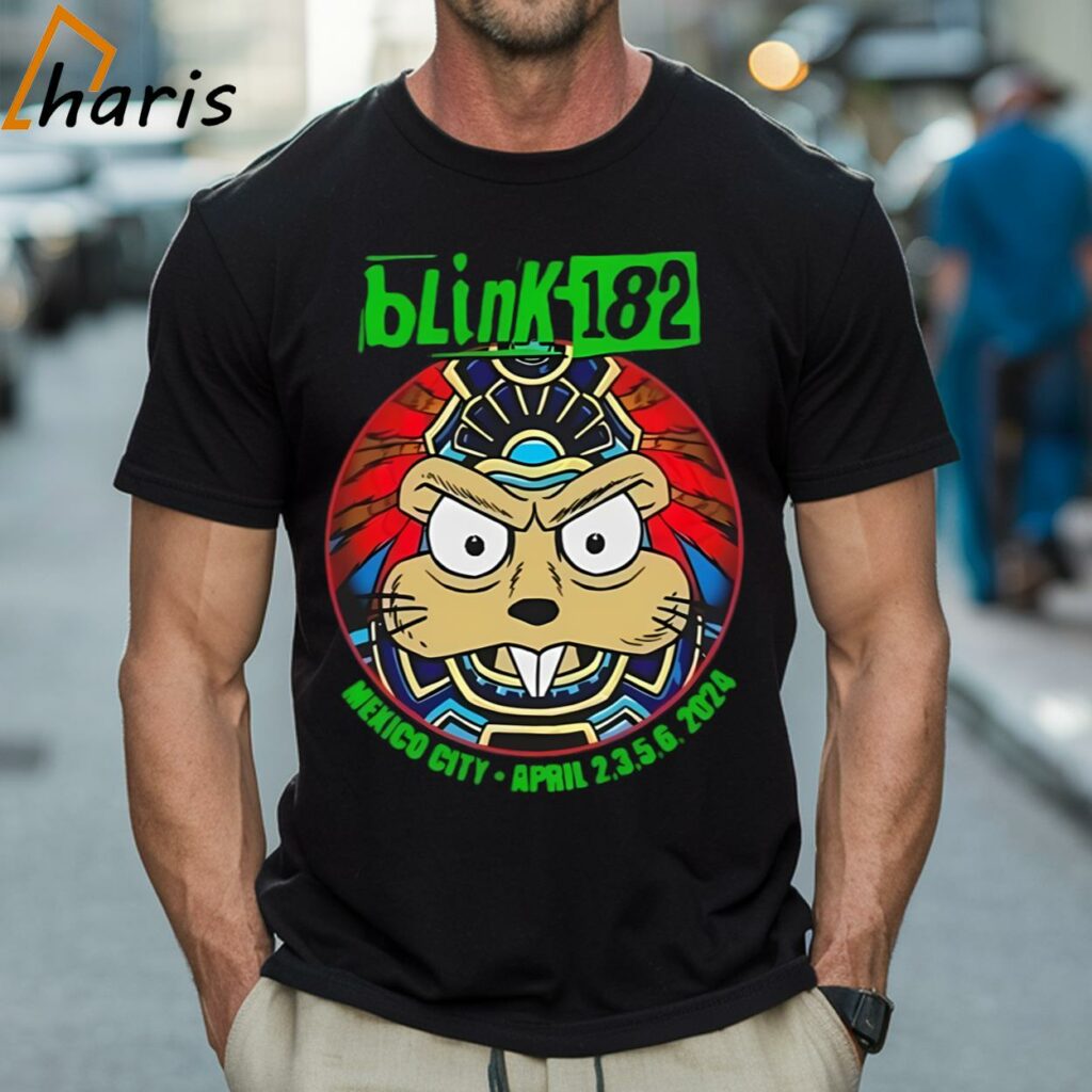Blink-182 One More Time Tour April 2024 Mexico City Shirt