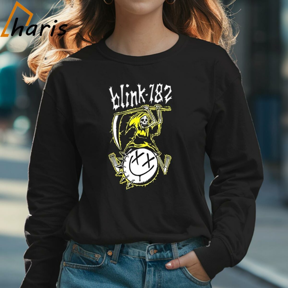 Blink 182 World Tour T shirt 3 Long sleeve shirt