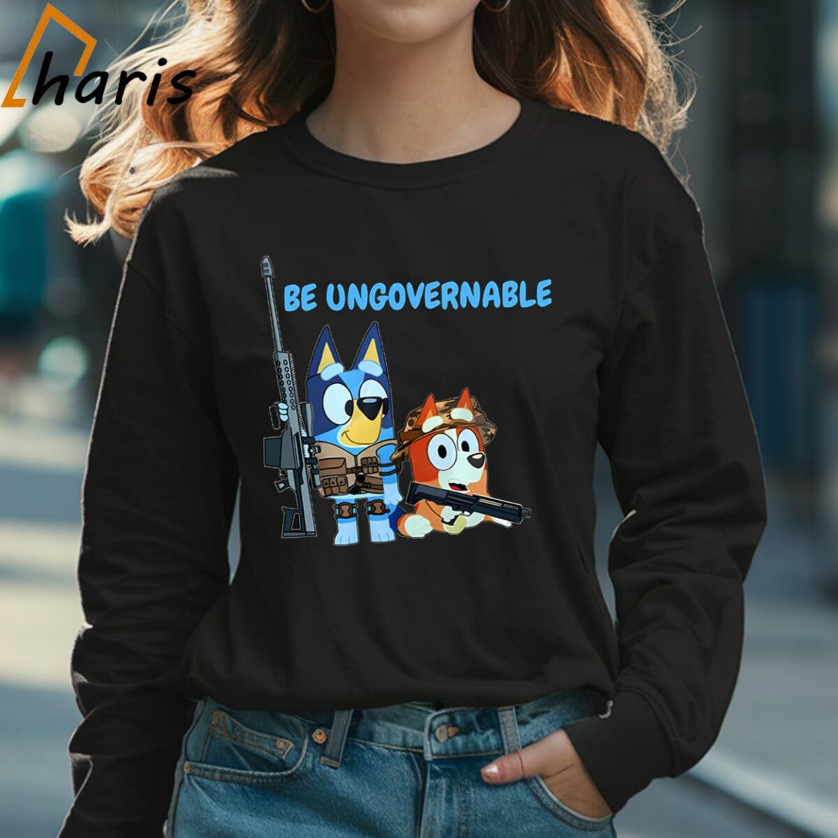 Bluey Army Be Ungovernable Shirt 3 Long sleeve shirt