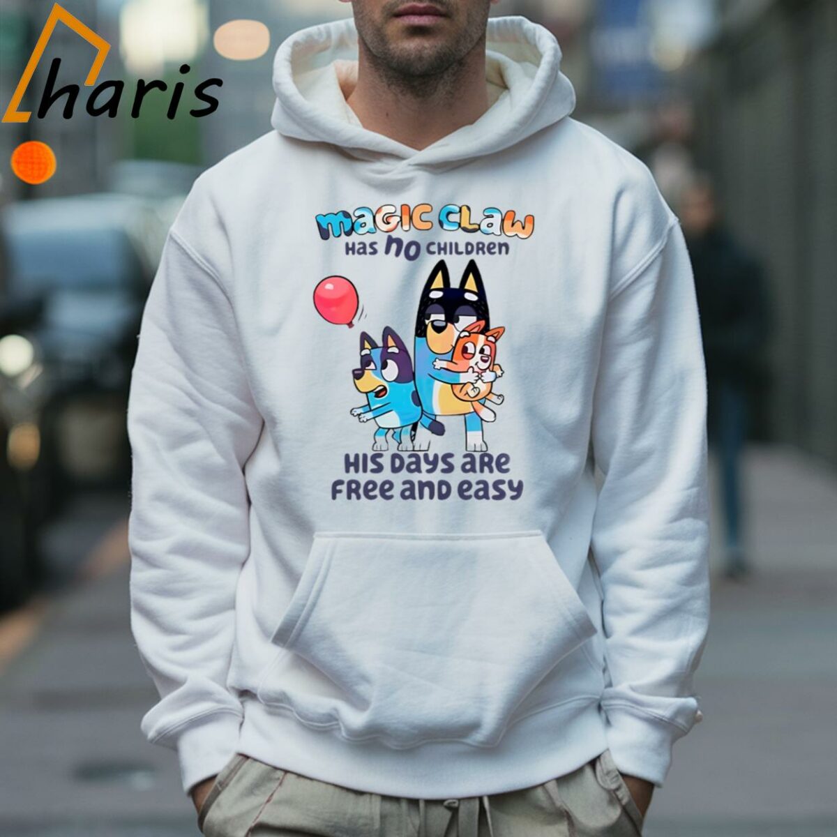 Bluey Magic Claw Has No Children His Days Are Free And Easy Shirt 5 Hoodie