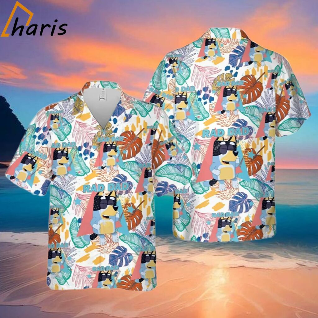 BlueyDad Rad Dad Hawaiian Shirt