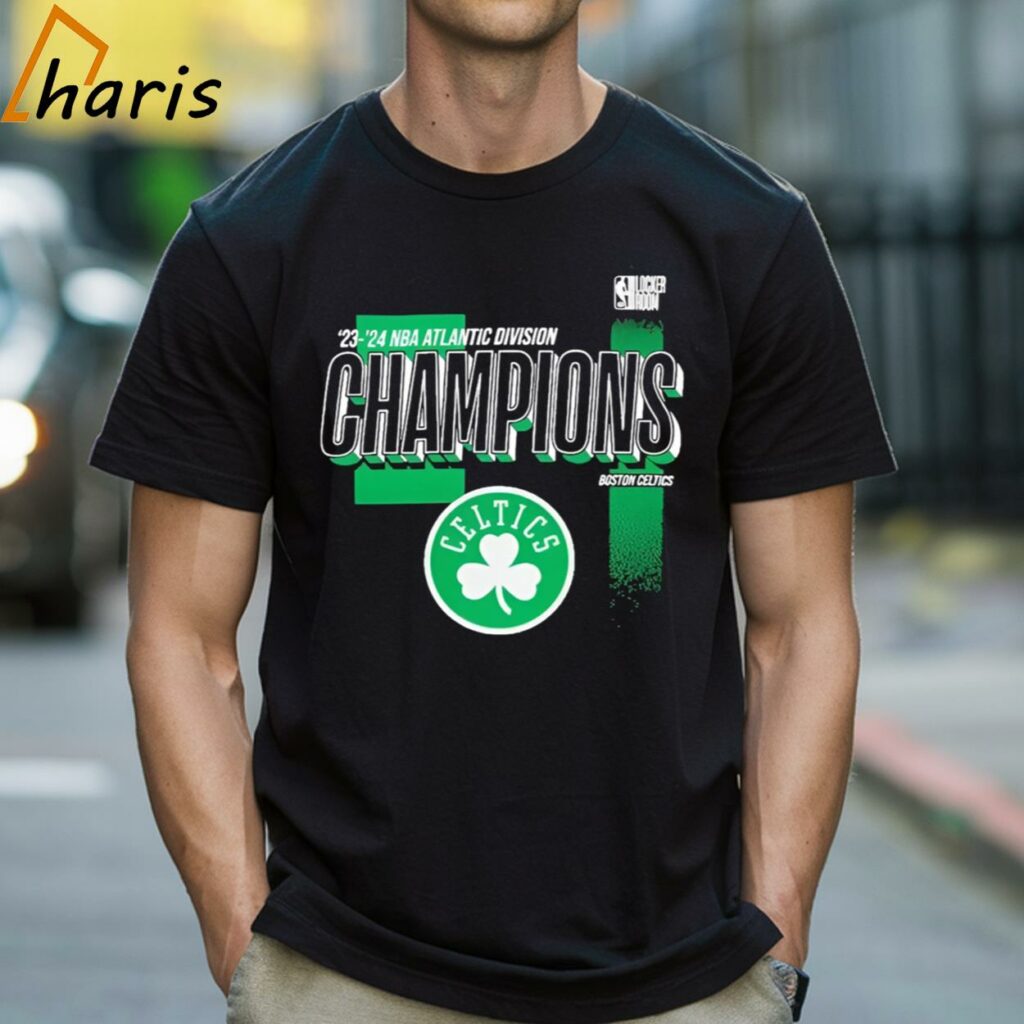 Boston Celtics 2024 Atlantic Division Champions Locker Room T-shirt