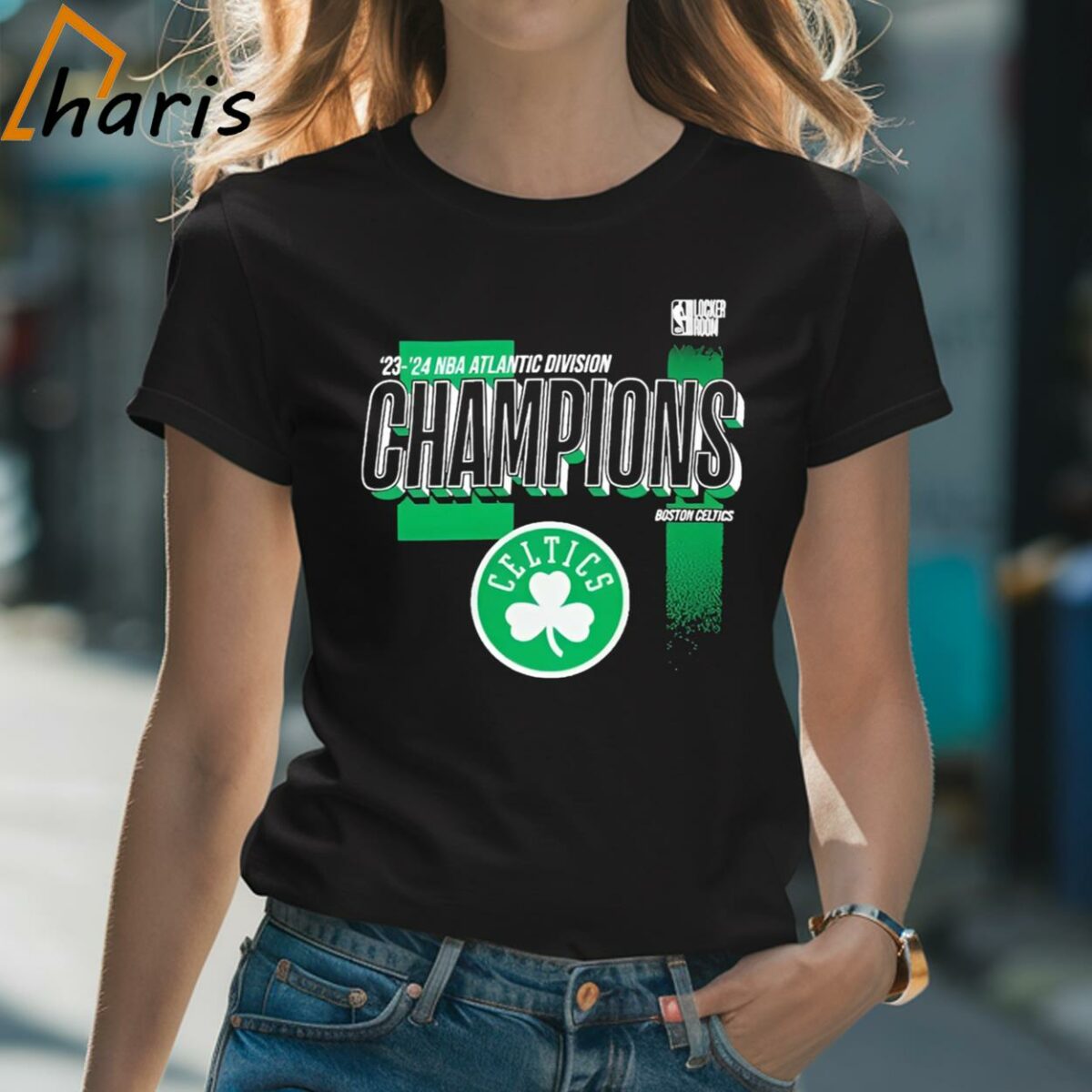 Boston Celtics 2024 Atlantic Division Champions Locker Room T shirt 2 Shirt