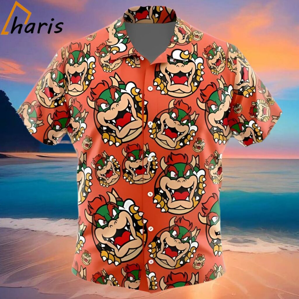 Bowser Super Mario Hawaiian Shirt
