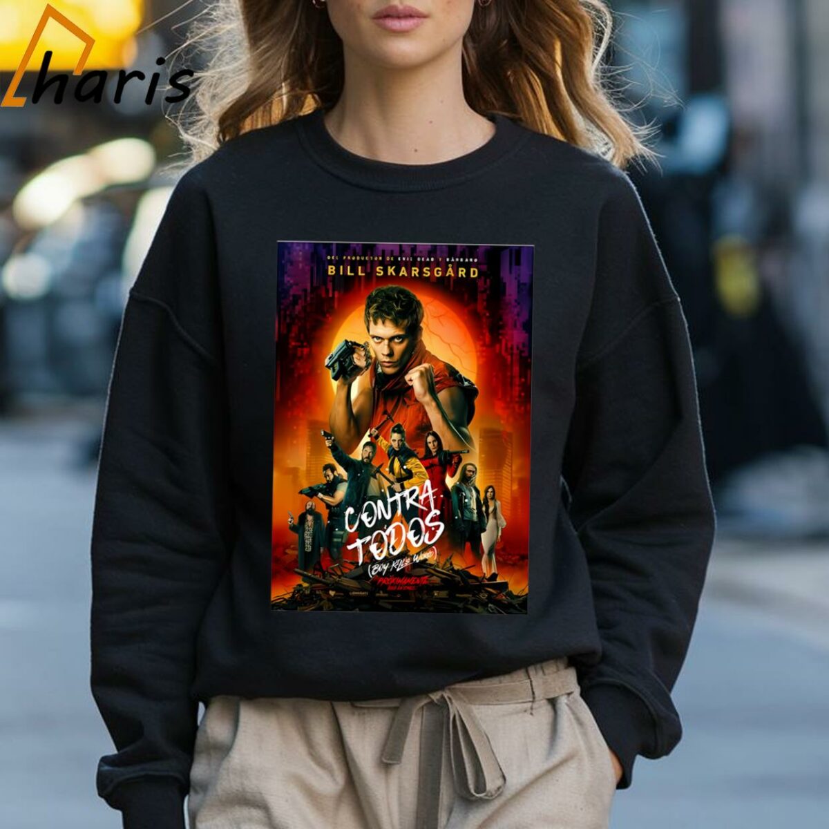 Boy Kills World Movie 2024 Poster Shirt 3 Sweatshirt