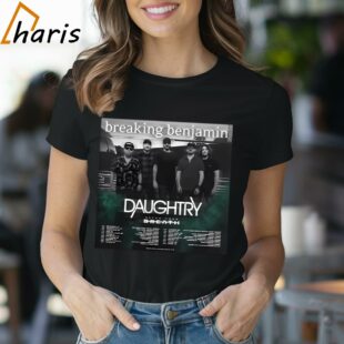 Breaking Benjamin Daughtry US Tour T Shirt 1 Shirt