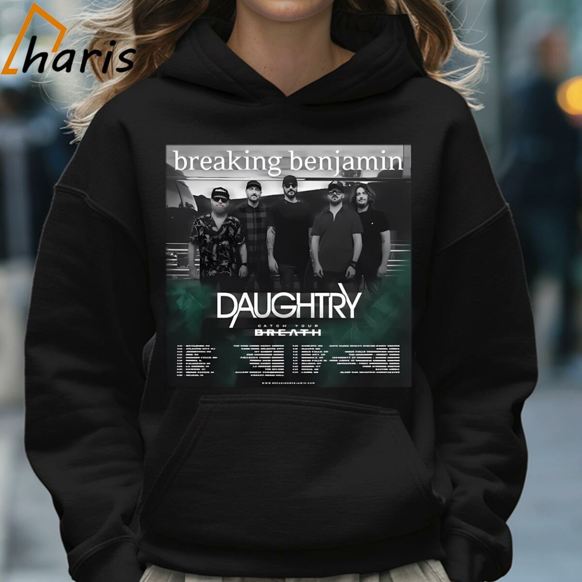 Breaking Benjamin Daughtry US Tour T Shirt 5 Hoodie