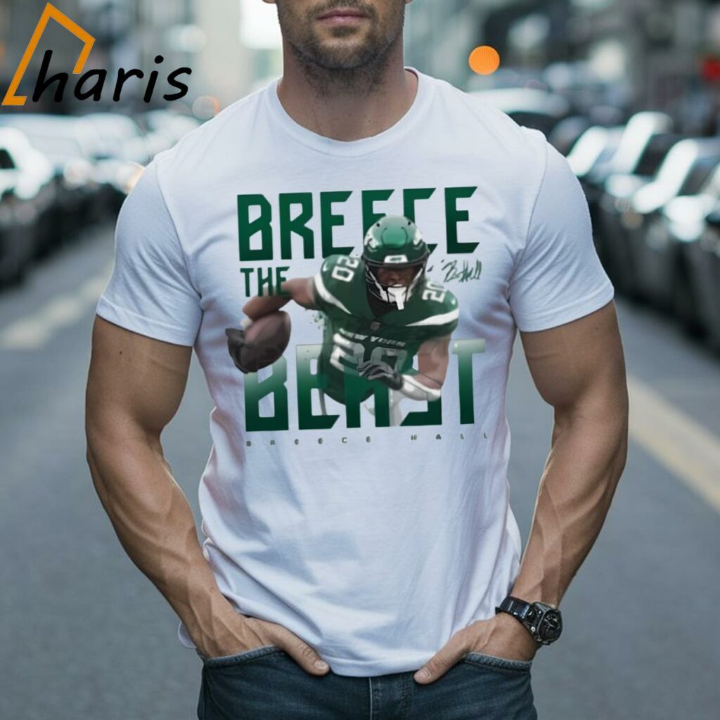 Breece Hall New York Jets Signature T-shirt