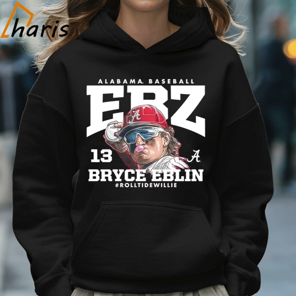 Bryce Eblin Alabama Crimson Tide Baseball Caricature Shirt 5 Hoodie