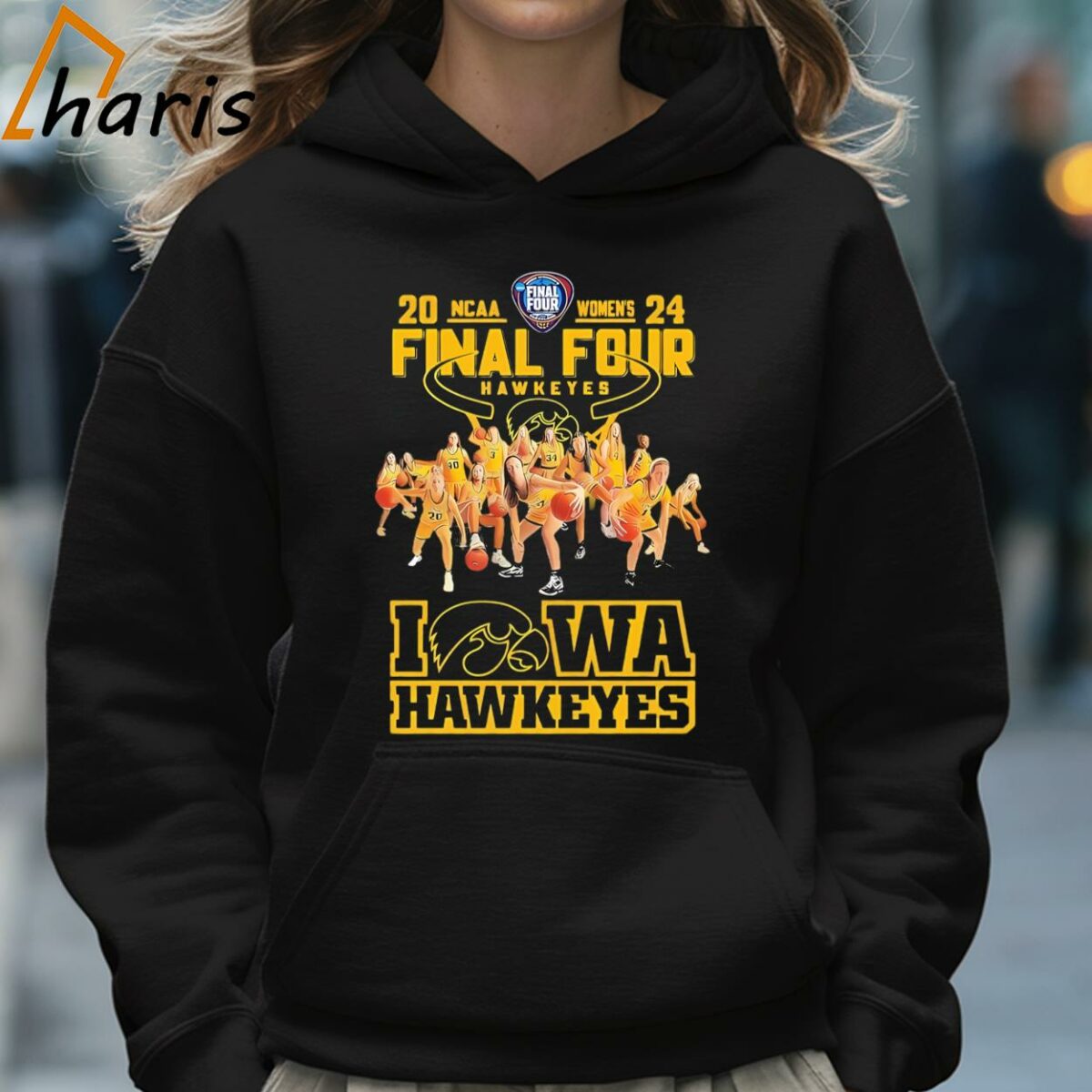 Caitlin Clark Iowa Hawkeyes 2024 NCAA Women's Basketball Final Shirt 5