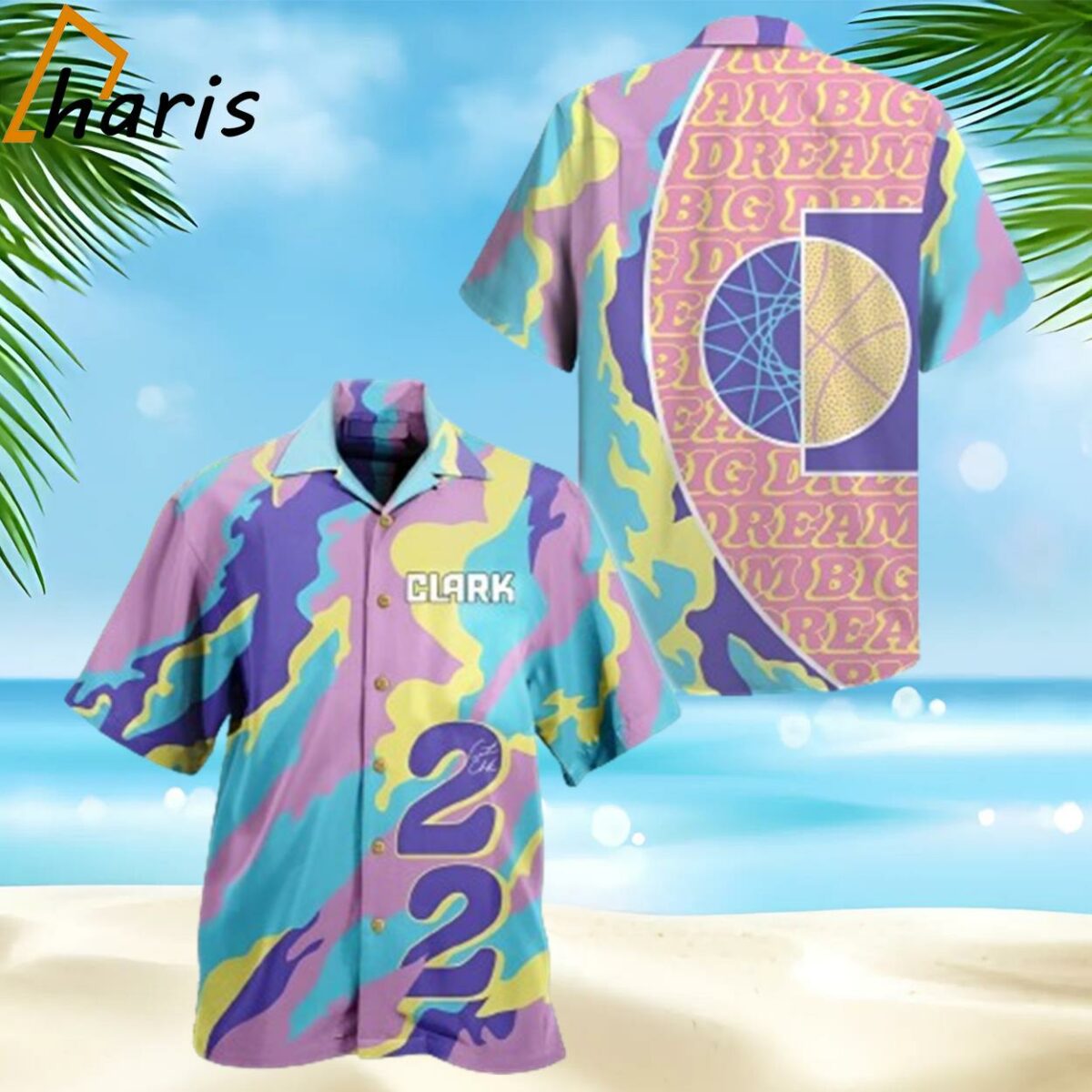 Caitlin Clarks Dream Big Hawaiian Shirt 1 1