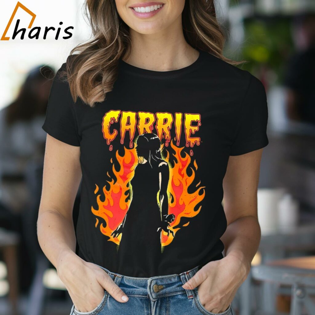 Carrie Stephen King 1976 Horror Movie Vintage T-Shirt