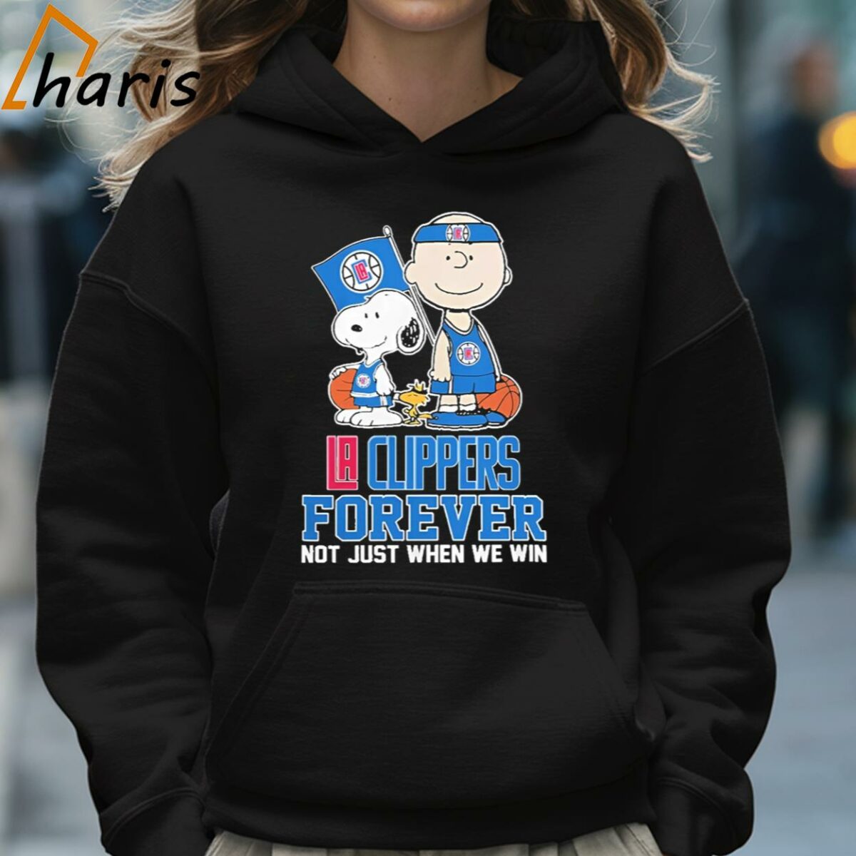 Charlie Brown Snoopy And Woodstock LA Clippers Forever Not Just When We Win 2024 Shirt 5 Hoodie