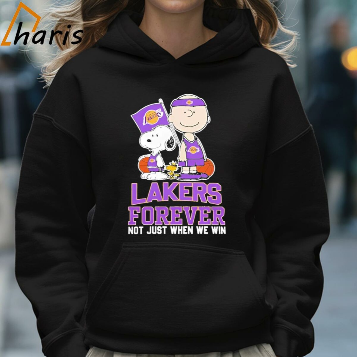 Charlie Brown Snoopy And Woodstock Los Angeles Lakers Forever Not Just When We Win 2024 Shirt 5 Hoodie