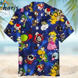 Cheap Toad Bowser Super Mario Hawaiian Shirt