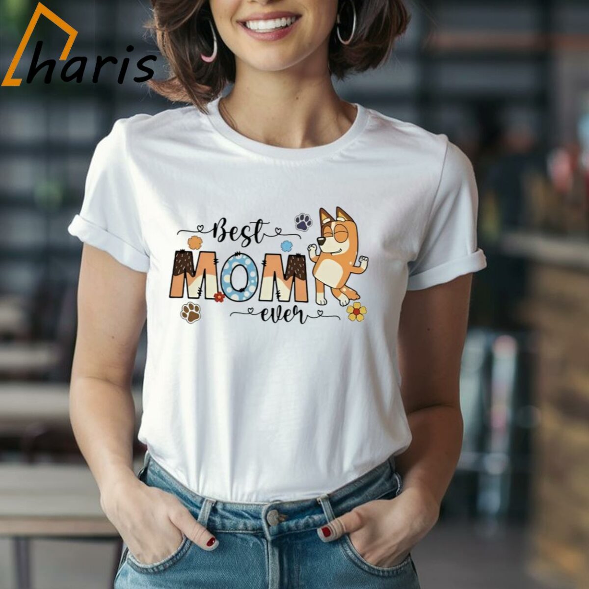 Chilli Heeler Best Mom Ever Bluey Mama Shirt