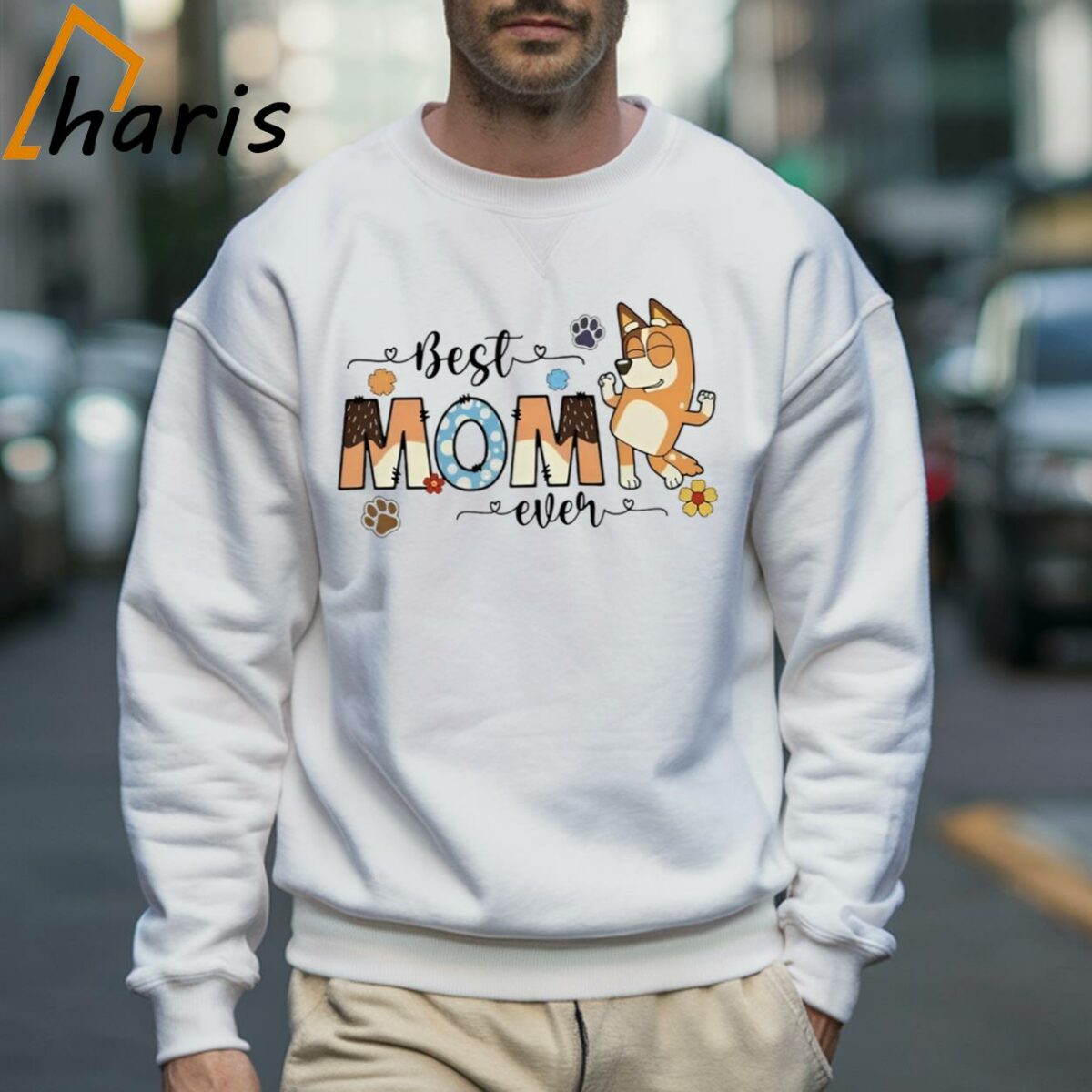 Chilli Heeler Best Mom Ever Bluey Mama Shirt 3 Sweatshirt