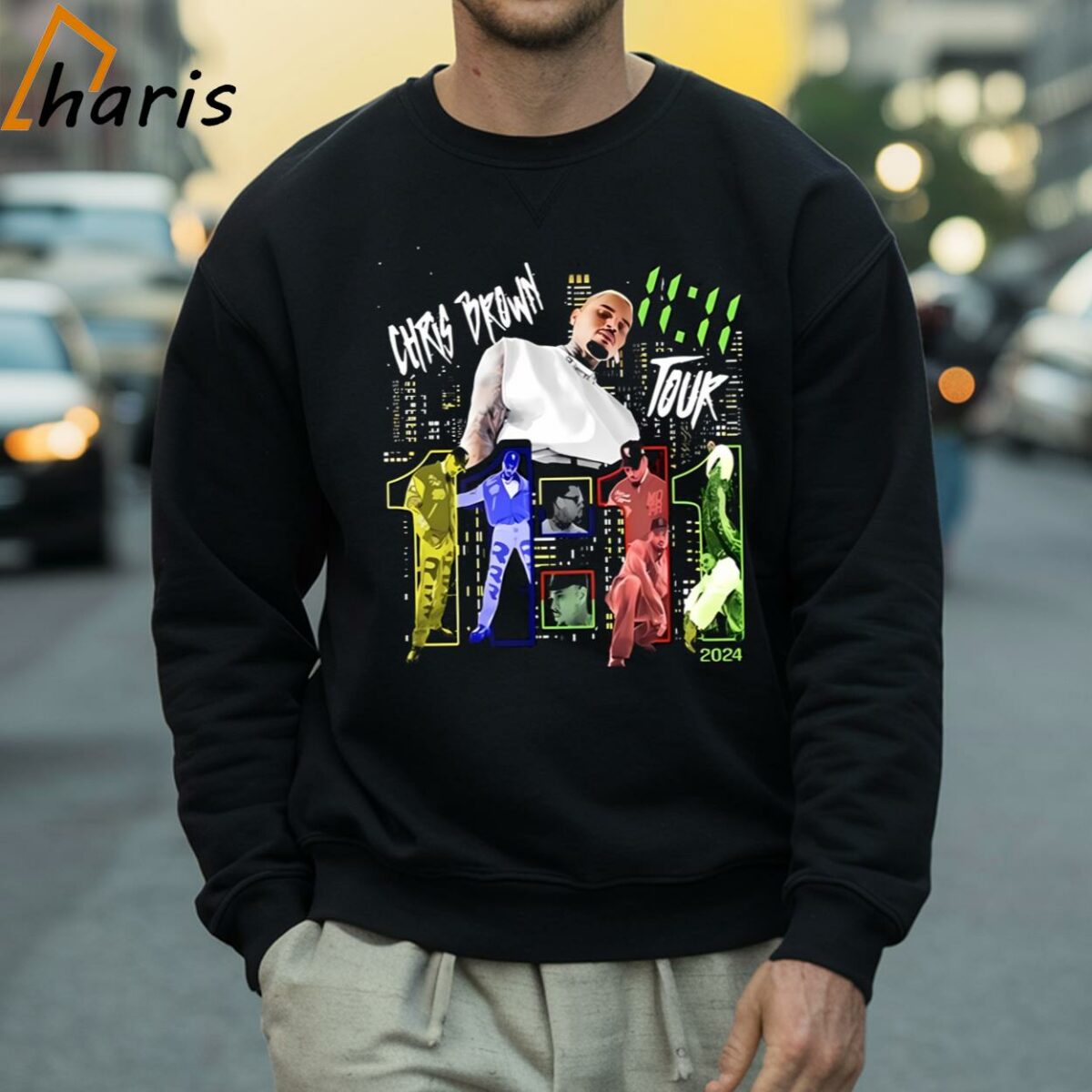 Chris Brown 11 11 City Tour 2024 Shirt 4 Sweatshirt