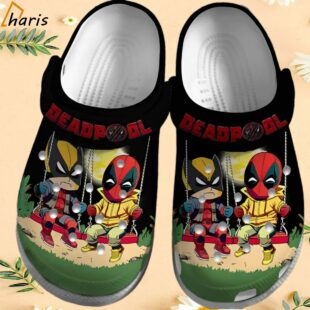 Comfortable And Lightweight Dead Pool And Wolverine Crocs 1 1