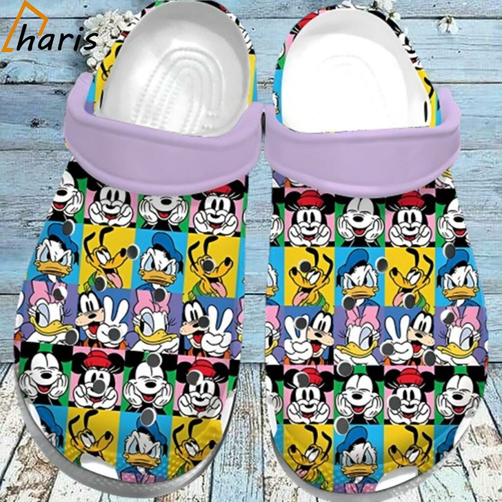 Cool Mickey Mouse Character Clogs Crocs Shoes