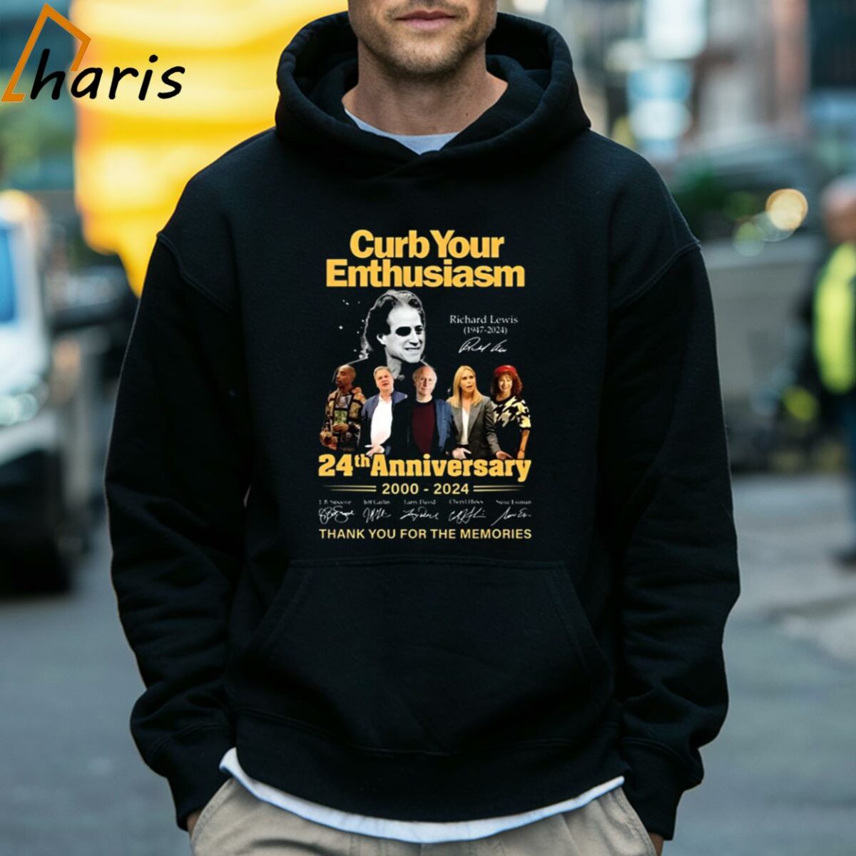 Curb Your Enthusiasm 24th Anniversary 2000 2024 Thank You For The Memories Signatures T shirt 5 Hoodie
