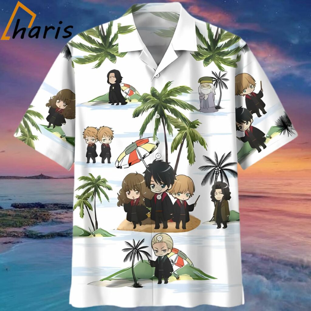 Cute Chibi Harry Potter Summer Time Hawaiian Shirt
