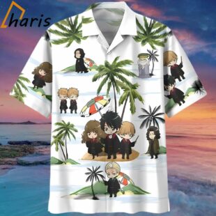 Cute Chibi Harry Potter Summer Time Hawaiian Shirt 1 1