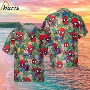 Spider-Man Chibi Hawaiian Shirt