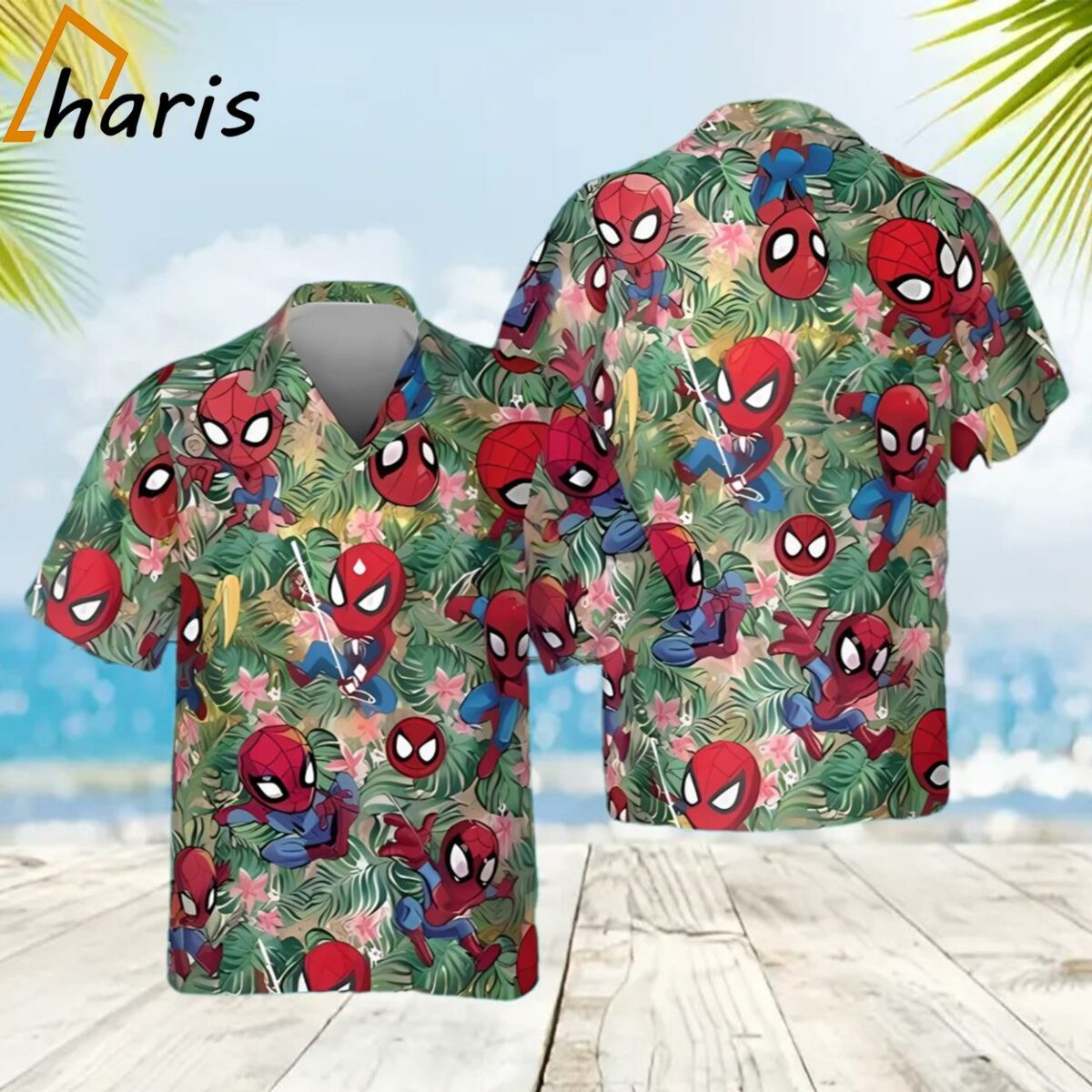 Cute Chibi Spider Man Vacation Best Hawaiian Shirts 2 2