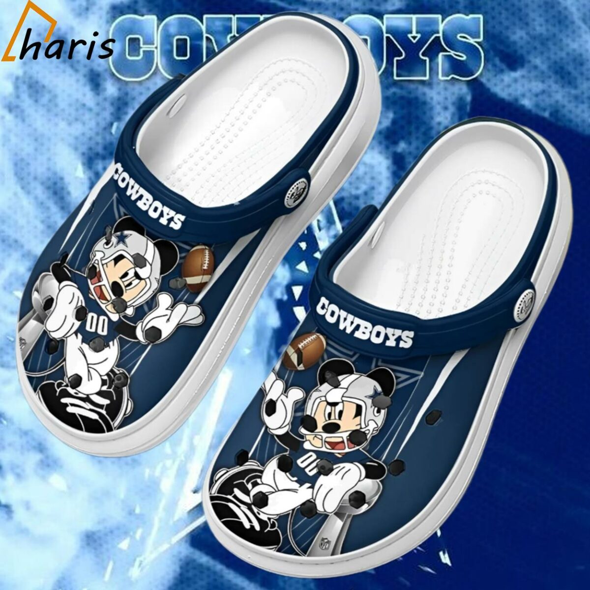 Cute Mickey Dallas Cowboys Crocs Shoes 1 1