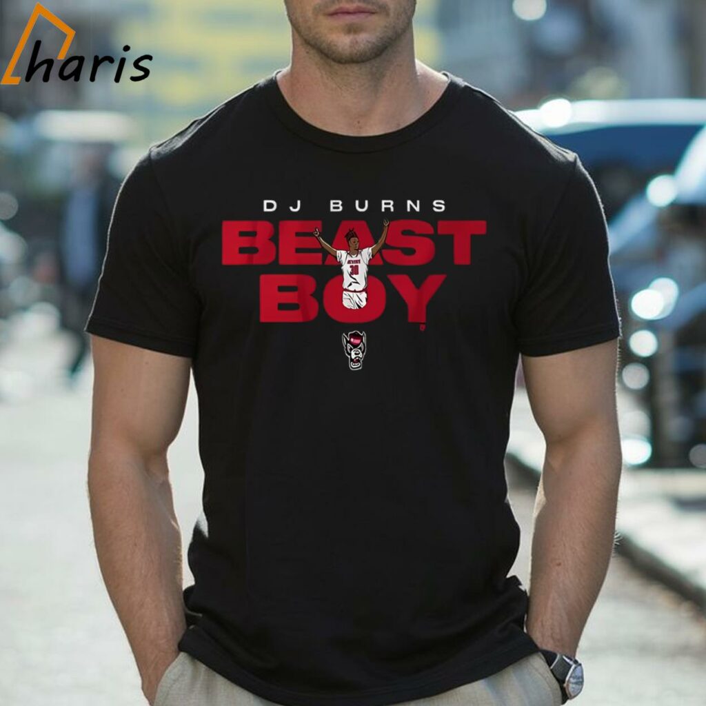 DJ Burns Beast Boy NC State Basketball T-shirt