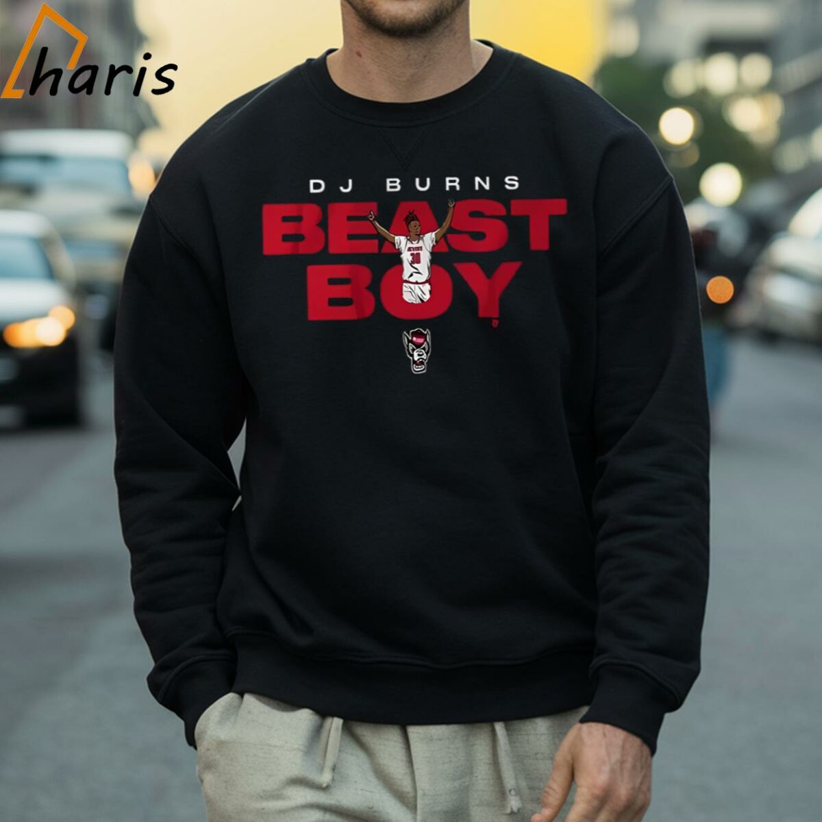 DJ Burns Beast Boy NC State Basketball T shirt 4 Sweatshirt