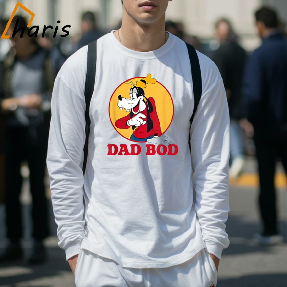 Dad Bod Goofy Vintage T Shirt Fathers Day Gift Ideas For Dad 3 Long Sleeve Shirt