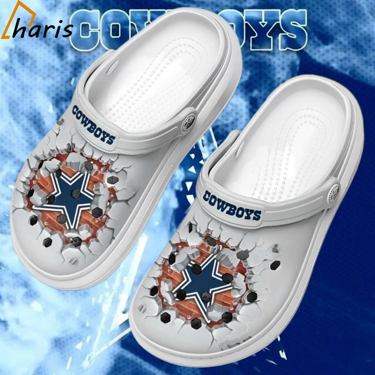 Dallas Cowboys Clog Comfortable Water Shoes 1 1