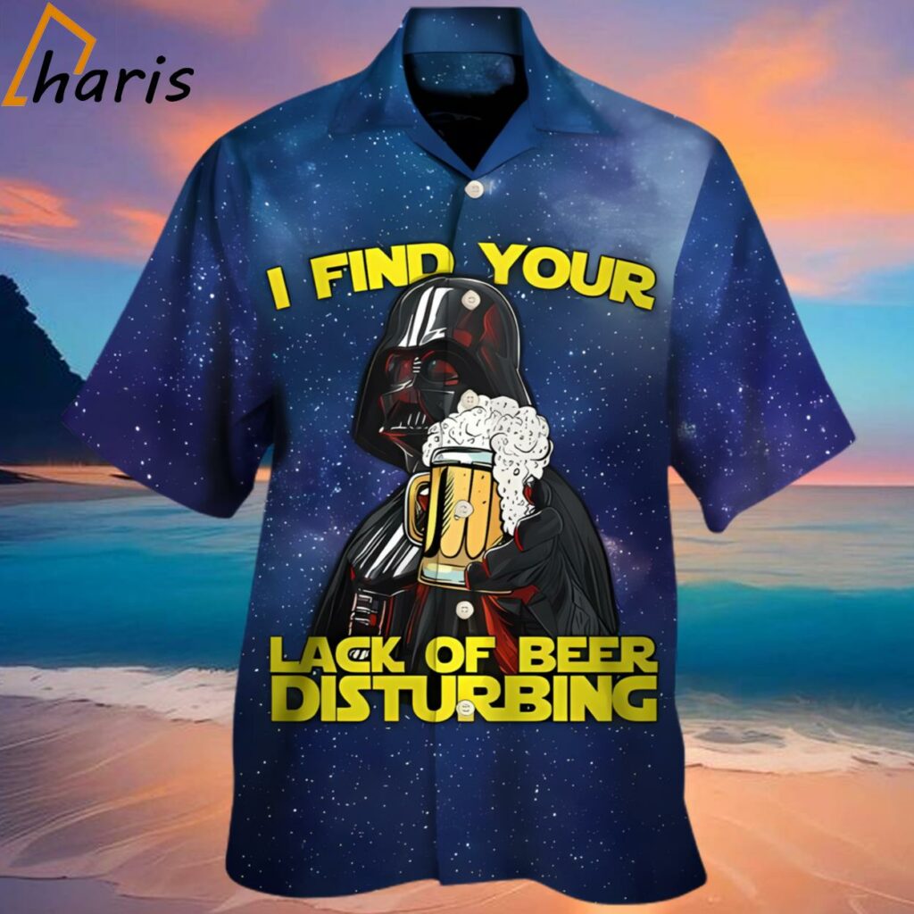 Darth Vader I Find Your Lack Of Beer Disturbing Star Wars Hawaiian Shirt