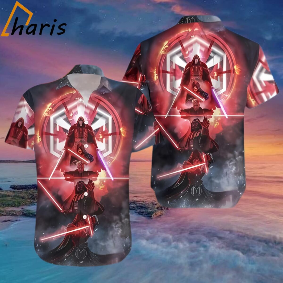 Darth Vader Star Wars Character 3D Hawaii Shirt 1 1