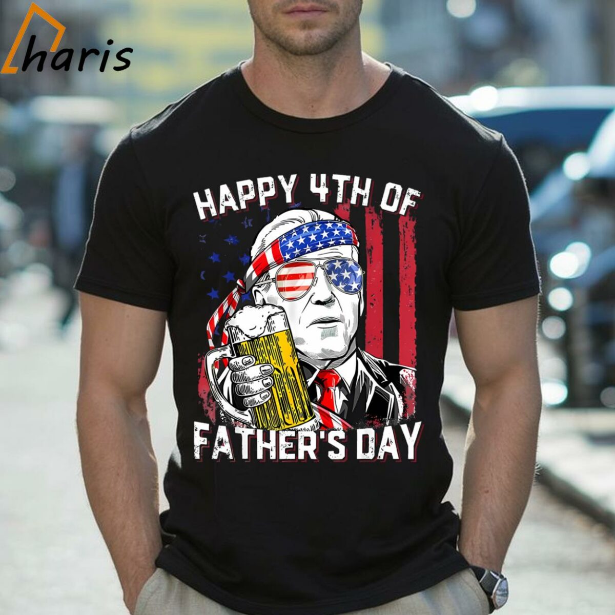 Dazed Happy 4th Of Fathers Day America Flag Joe Biden T Shirt 2 Shirt