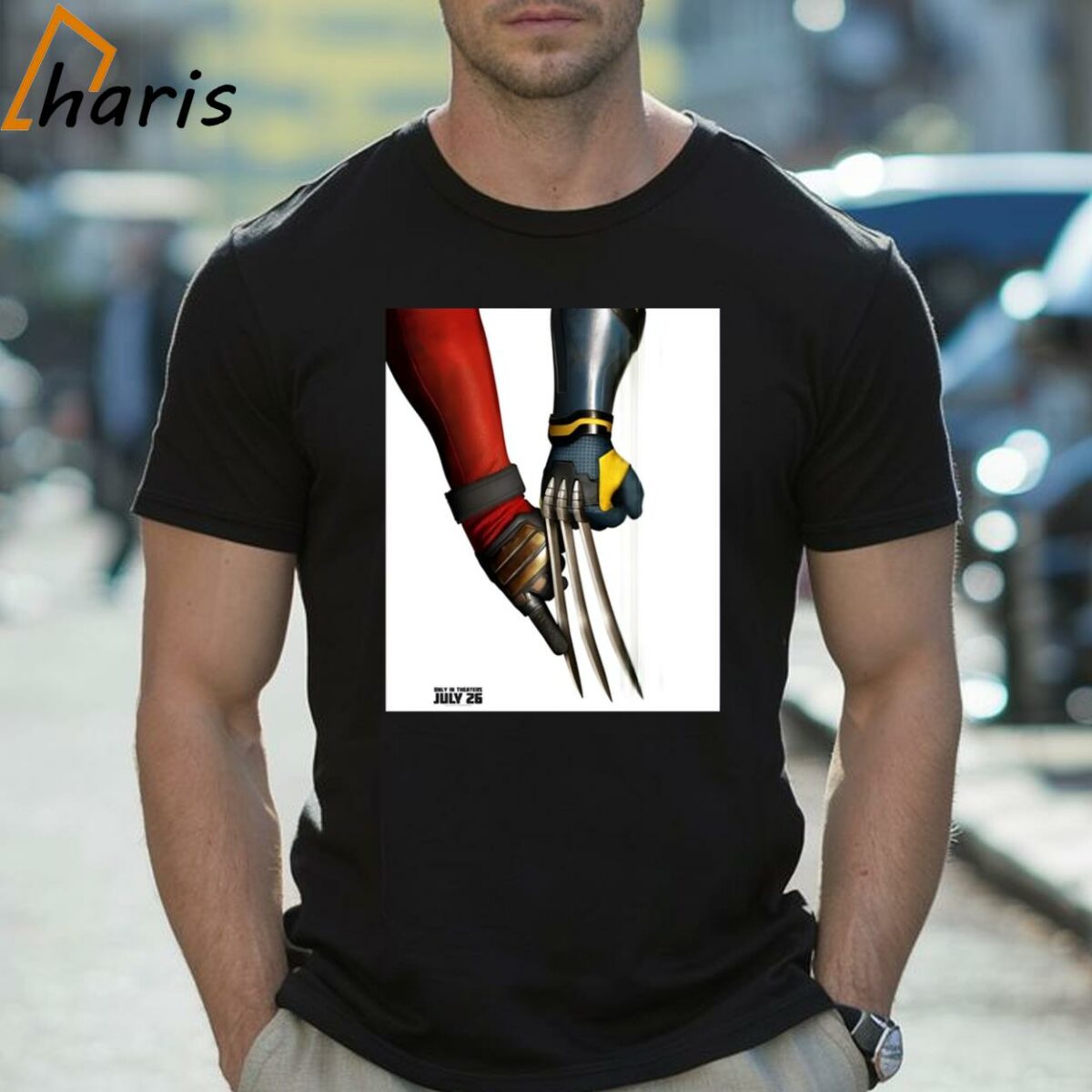 Poster Of Deadpool And Wolverine T-shirt