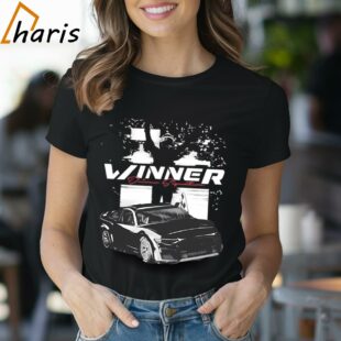 Denny Hamlin Checkered Flag Sports 2024 Toyota Owners 400 Race Win Shirt 1 Shirt