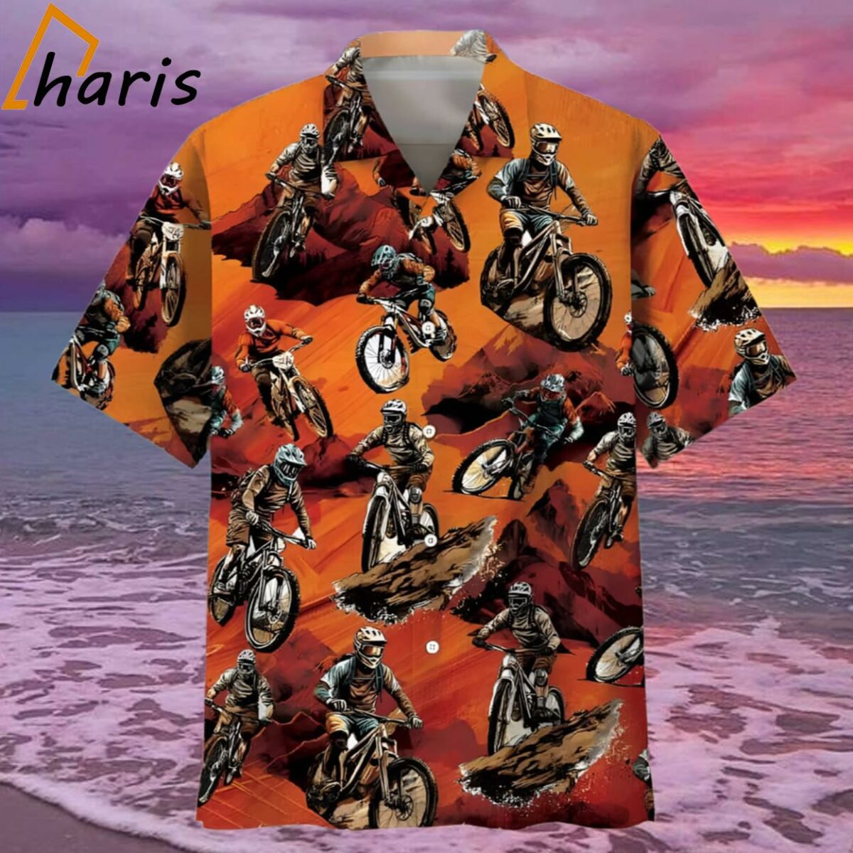 Dirt Mountain Bike Racing Hawaiian Shirt 1 2