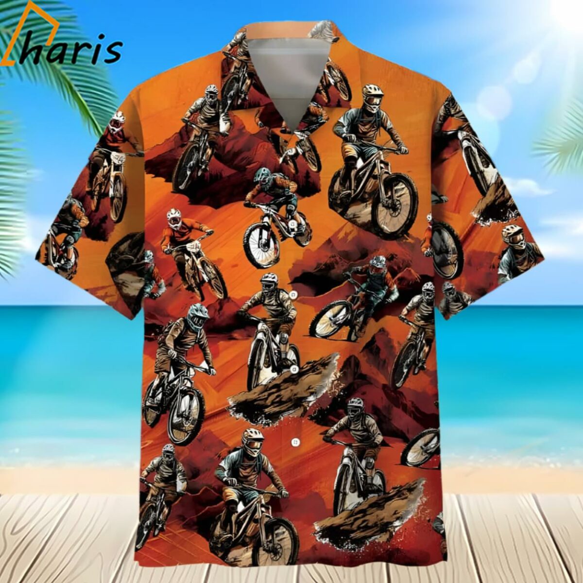 Dirt Mountain Bike Racing Hawaiian Shirt 2 2